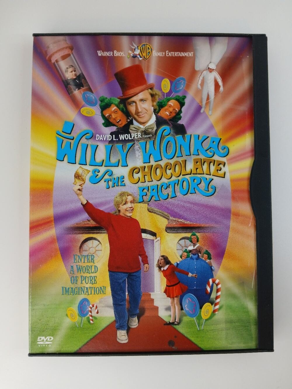 Willy Wonka and the Chocolate Factory DVD Gene Wilder Retro Classic Family